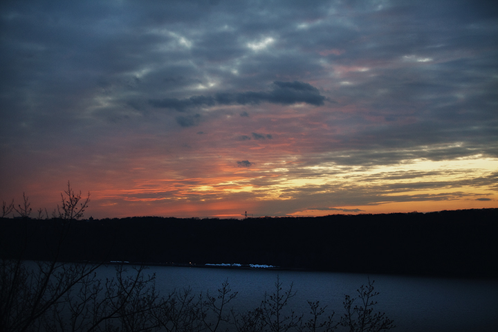 RIverdale Sunset over the Hudson River