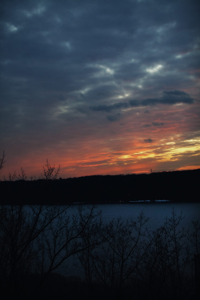 RIverdale Sunset over the Hudson River
