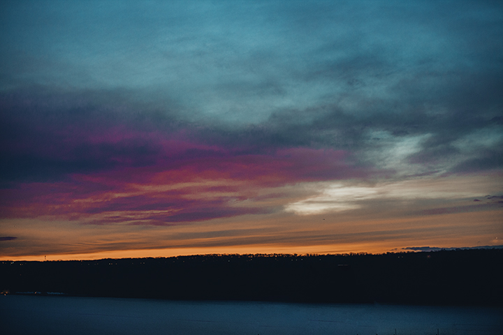 RIverdale Sunset over the Hudson River