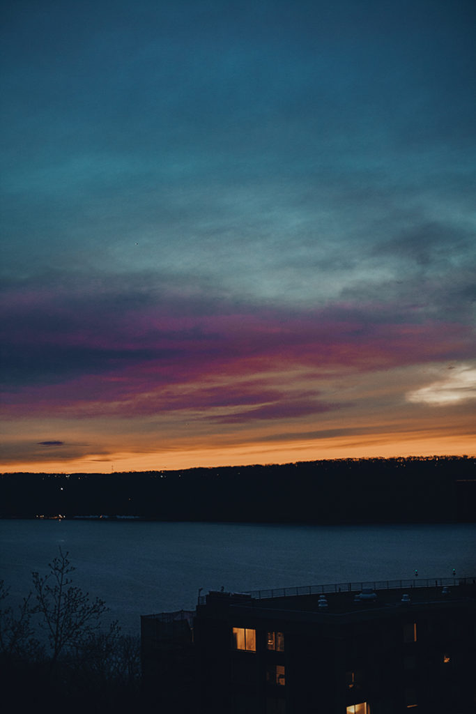 RIverdale Sunset over the Hudson River