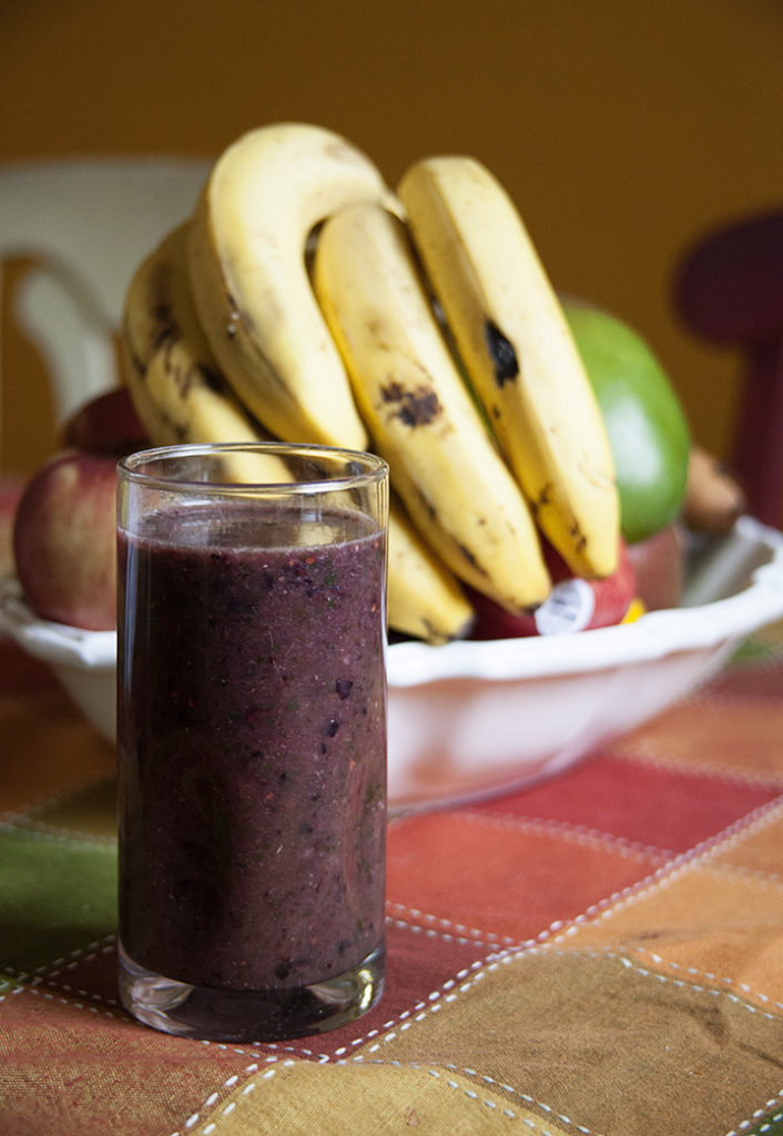 Berry banana smoothie