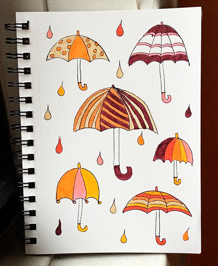 umbrella drawing