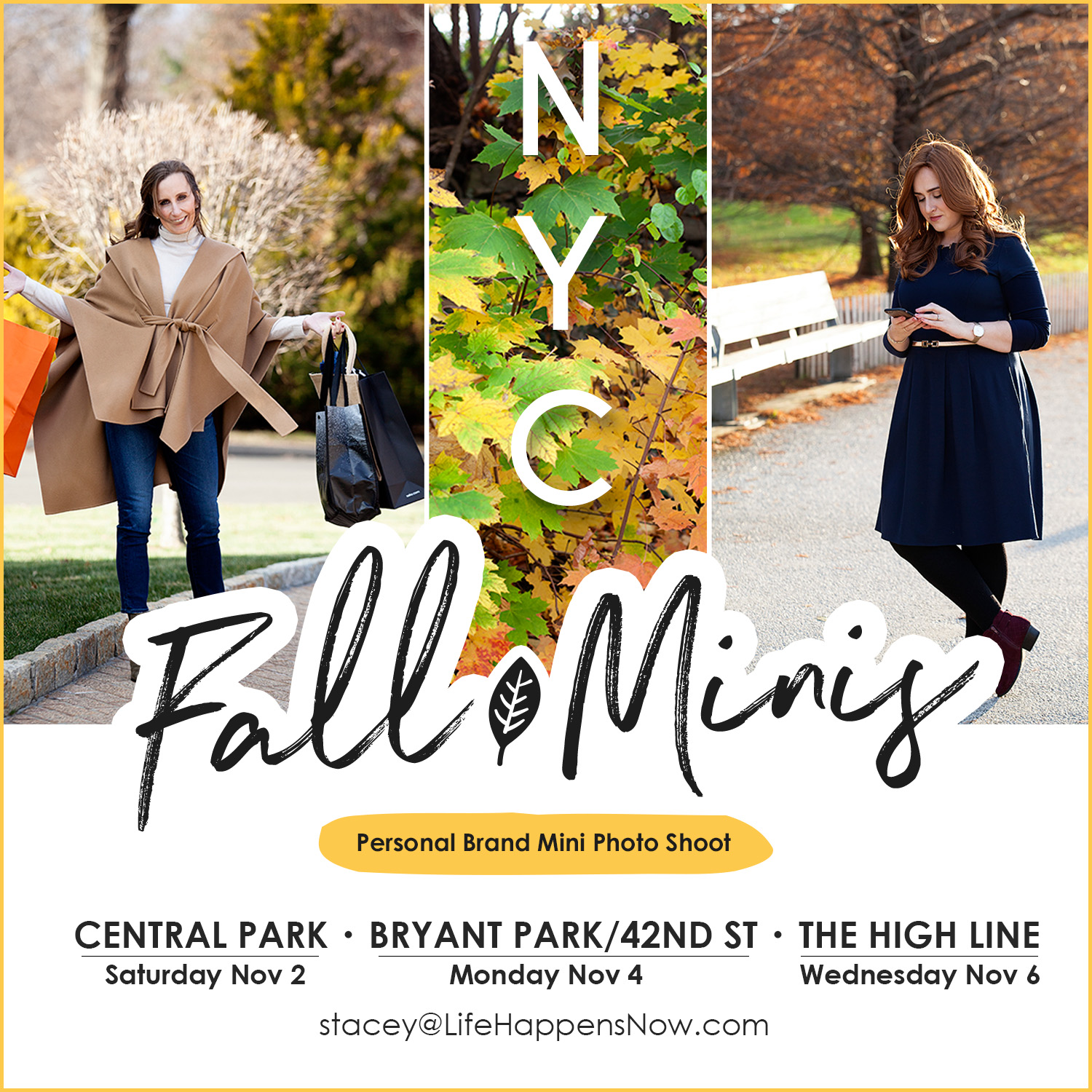 Fall Personal Brand Mini Sessions