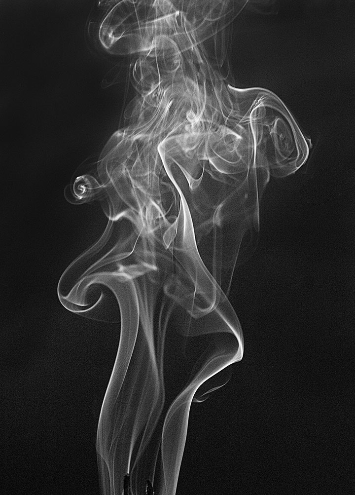 Burning Sage - experimental photography