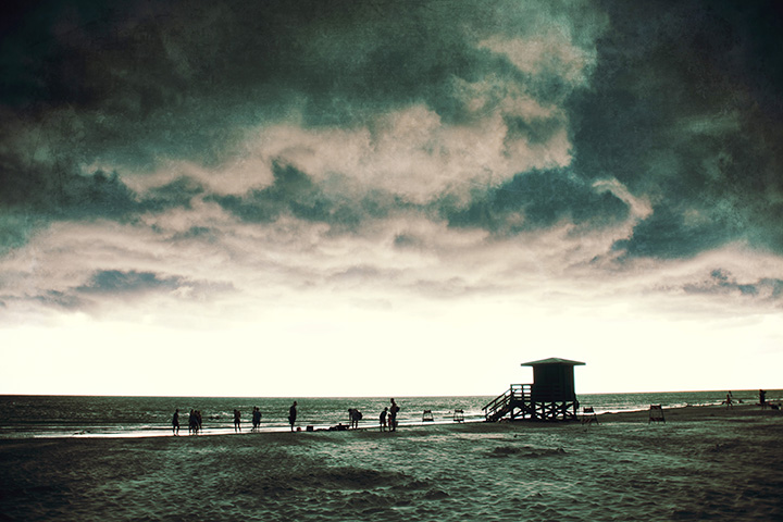 Storm Chasing - Siesta Keys Beach by Stacey Natal