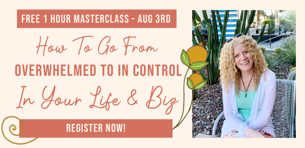 Free Masterclass - overwhelmed to overjoyed