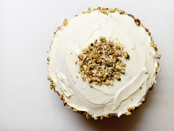 homemade carrot cake