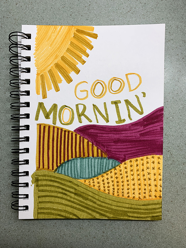 sketchbook - good morning