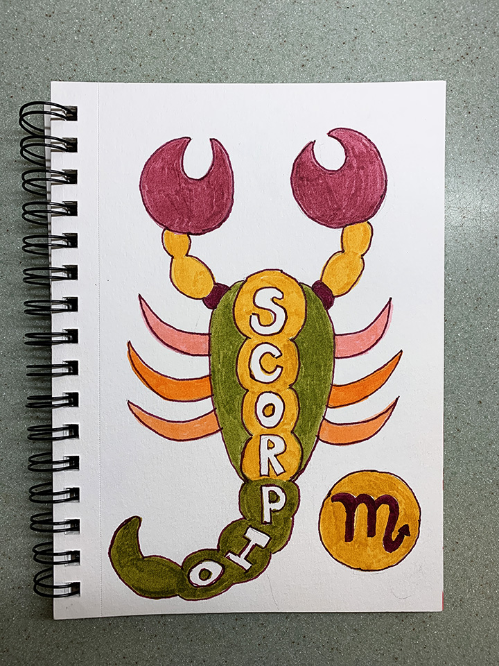 sketchbook - scorpio